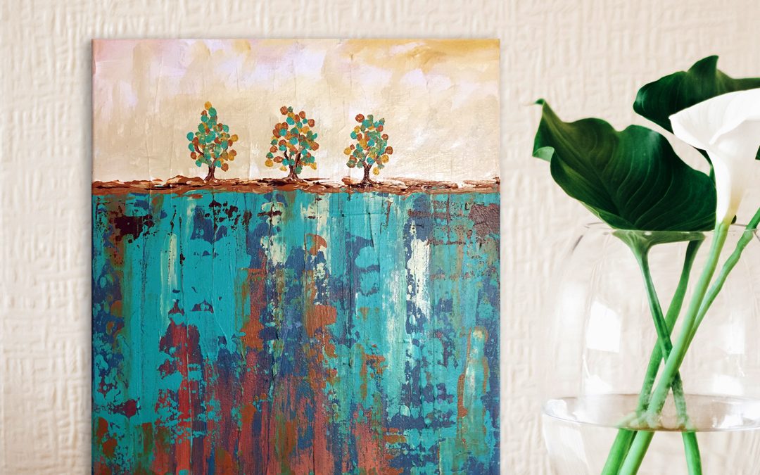 Teal Landscape